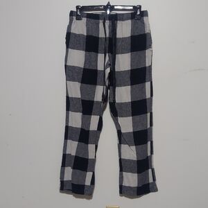 Old Navy Men's Checkered Lounge Pants - Black and White